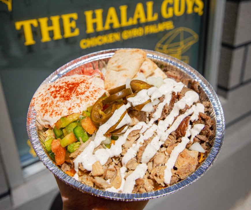 What startling news does "the halal guys" have for vegans?